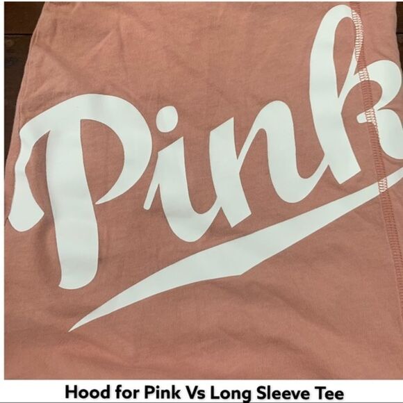 Pink Victoria Secret Long Sleeve PINK Logo Top. - Picture 6 of 9